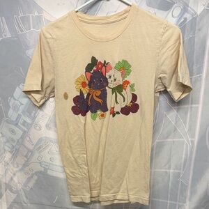 Cream Cat Graphic Tee